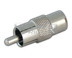 RCA Plug to RF Plug Connector