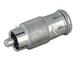 RCA Plug to RF Socket Connector