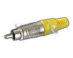RCA Connector Fancy Cap (Copper Plated)