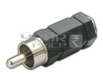 RCA Plug to EP Stereo Socket Adaptor