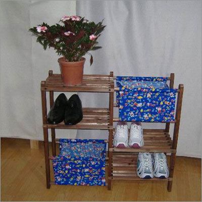 Wooden Shoe Rack