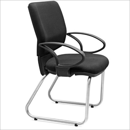 Medium Back Visitors Chair - Color: Black