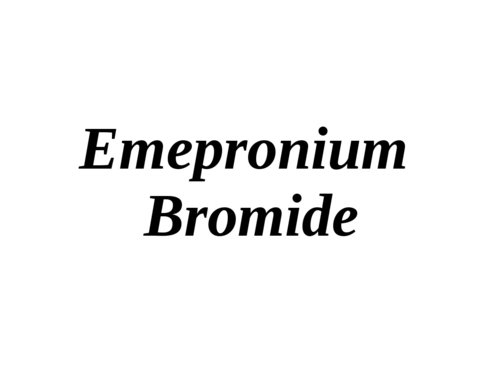Emepronium bromide