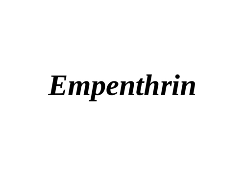 Empenthrin - Crystalline Pyrethroid, CAS 80030-20-8 | Broad Spectrum, Rapid Action Insect Control, 95-98% Purity