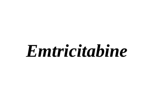 Emtricitabine - White to Off-White Powder, Oral Dosage | Reverse Transcriptase Inhibitor, Nucleoside Analog, Antiviral Drug