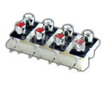 8 Way RCA Connector (PCB Mounting)