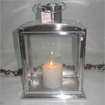 Glass Pillar Candle Holders