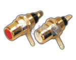RCA Connector Chassis (Gold Plated)
