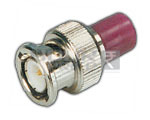 BNC Connector Terminator without Chain Plastic Available in 50 & 75 ohms