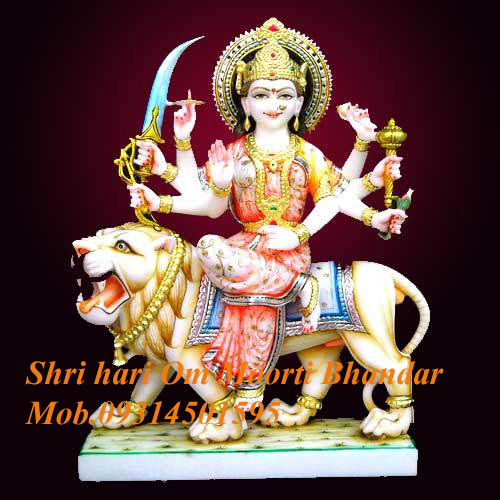 Marble Durga Mata Ji Statue