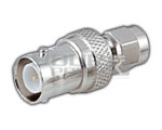SMA Male to BNC Socket (Reverse Polarity) Adaptor with PTFE