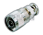BNC Plug to 'N' Male Connector