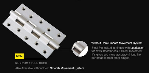 Brass Railway Smooth Hinges