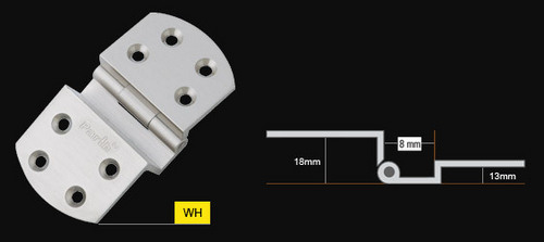 Brass "W" Hinges