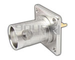 BNC Socket with PTFE Panel Mounting (Pin Gold Plated)