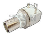 BNC Connector Right Angle PCB Mounting (Pin Gold Plated)