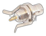 BNC Socket Industrial with PTFE (Pin Gold Plated)