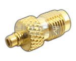 SMA Female to MMCX Female Connector with PTFE (Gold Plated)