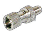 Mini UHF Male to SMA Socket Adaptor - Brass Nickel Plated, 15mm Length, DC-6GHz, Weatherproof, Durable Design