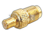 SMA Female to MCX Male Connector with PTFE (Gold Plated)