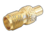 SMA Female to MCX Female Connector with PTFE (Gold Plated)