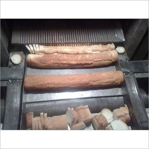 Stainless Steel Round Roll Toast Slicing Machine