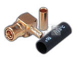 SMB Male Right Angle Crimp Type (for RG-174/U) 