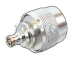 SMB Male to 'N' Male Connector with PTFE