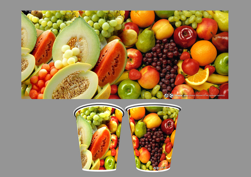 Printed Paper Cups 330ml