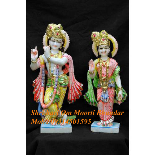 Marble Radha Krishna Moorti