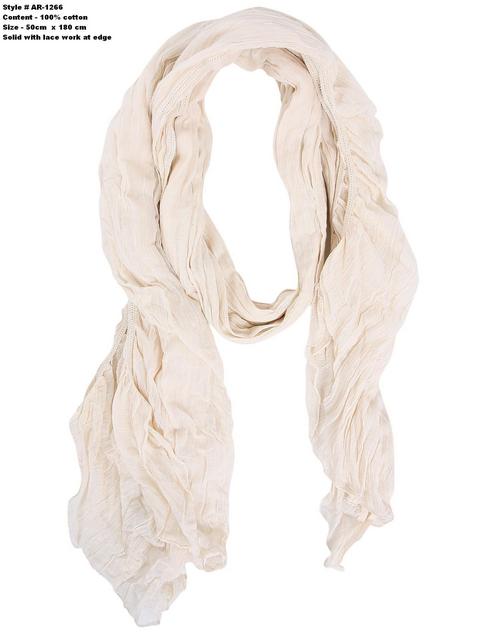 Cotton scarf