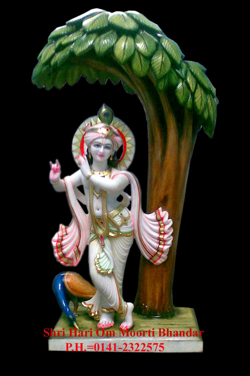 marble krishna statue