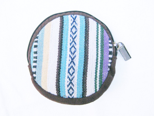 Handloom Jacquard Fabric Coin purse