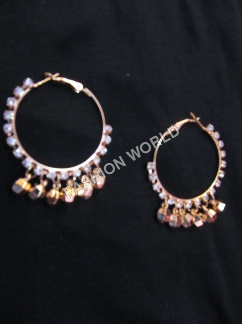 Yellow Golden Earrings