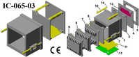Plastic Electrical Enclosure Din 96x96x65