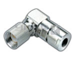 1.6/ 5.6 Male Connector Clamp Type with PTFE (Gold Plated) Right Angle for RG-58U 59U Cable