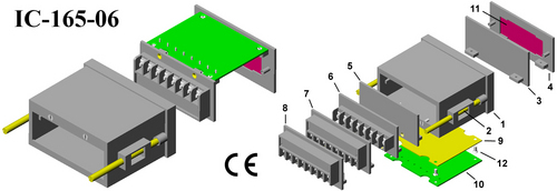DIN Panel Cases 96,48,67mm