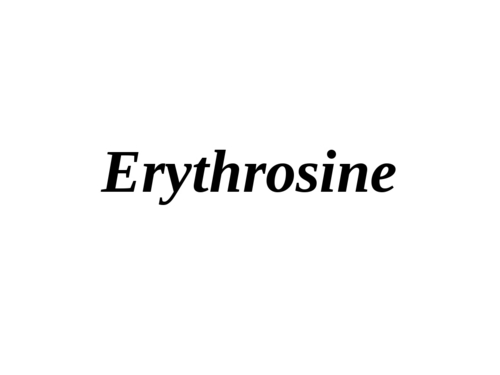 Erythrosine