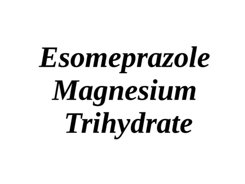 Esomeprazole Magnesium Trihydrate - White Powder, C17H19NO3S·Mg·3H2O | Acid Reduction, Fast Acting, Gastro Protection, Controlled Storage