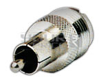 RCA Plug to Akai Socket Adaptor - Nickel Metal, 25x15 mm, 75 Ohms, DC-50MHz | Audio Signal Transfer, Durable, Easy Installation