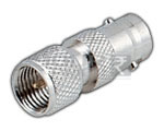 Mini UHF Male to BNC Socket Adaptor - Nickel-Plated Brass, 1.5 Inches, DC-3GHz | Signal Transfer, Secure Connection, Compact Design
