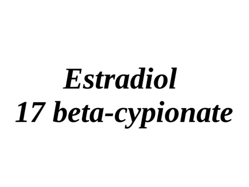Estradiol 17 beta-cypionate