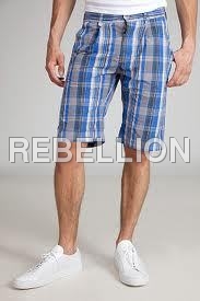 Check Printed Shorts