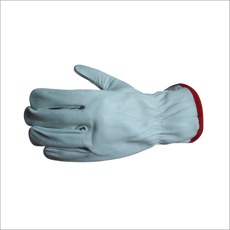 Chrome Driving Gloves White