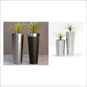 Stainless Steel Planter (Cone)