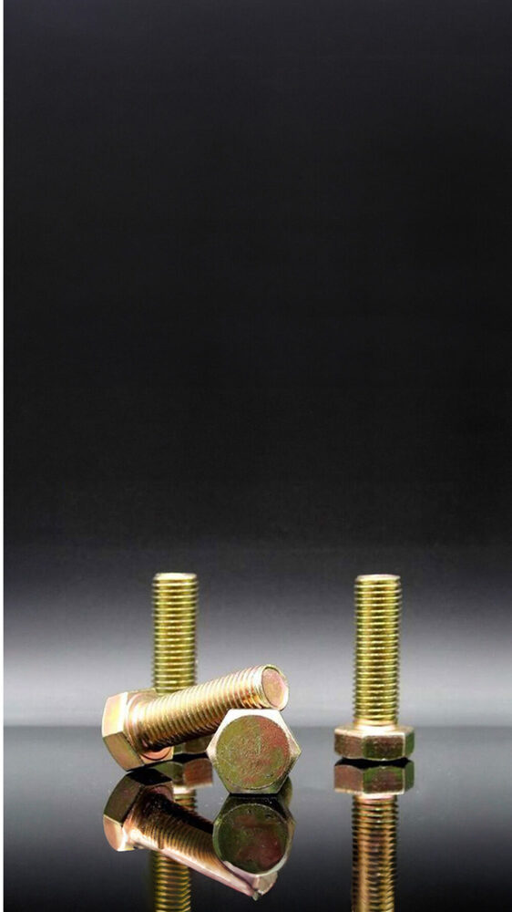 CA104 Aluminium Bronze Fasteners - Aluminum Bronze, CA 104 Grade, Color Options: Golden, Black, Grey, Powder Coated Surface, Non-Permanent Joint Creation
