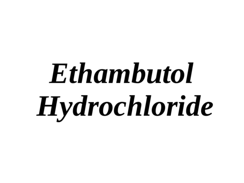 Ethambutol Hydrochloride - White Crystalline Powder, 99.5% Purity, Water Soluble, 25kg Drums, 200-205°C Melting Point