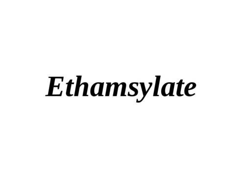 Ethamsylate - White Crystalline Powder, C8H10O3S | Hemostatic Effect, Rapid Action, Tablets & Injection