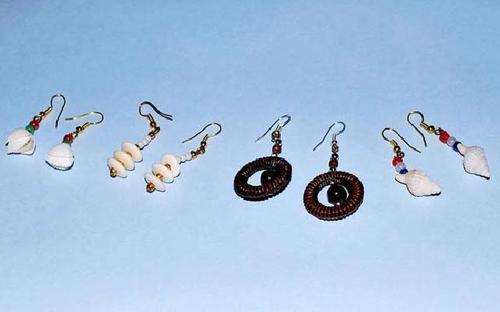 Sea Shell Products - Seashell and Metal, Varied Dimensions | Elegant, Lightweight, Handmade Dangle Style