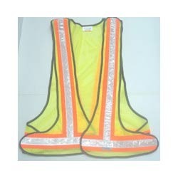Reflective three side opening mesh jacket